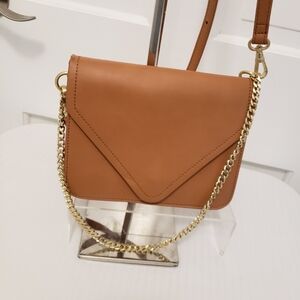 M&S Collection Crossbody/Shoulder Bag, Stylish, Sleek Beige In Color